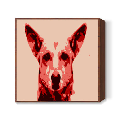 Absctract Dog  Square Art Prints