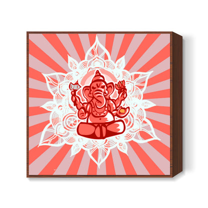 Ganesha  Square Art Prints