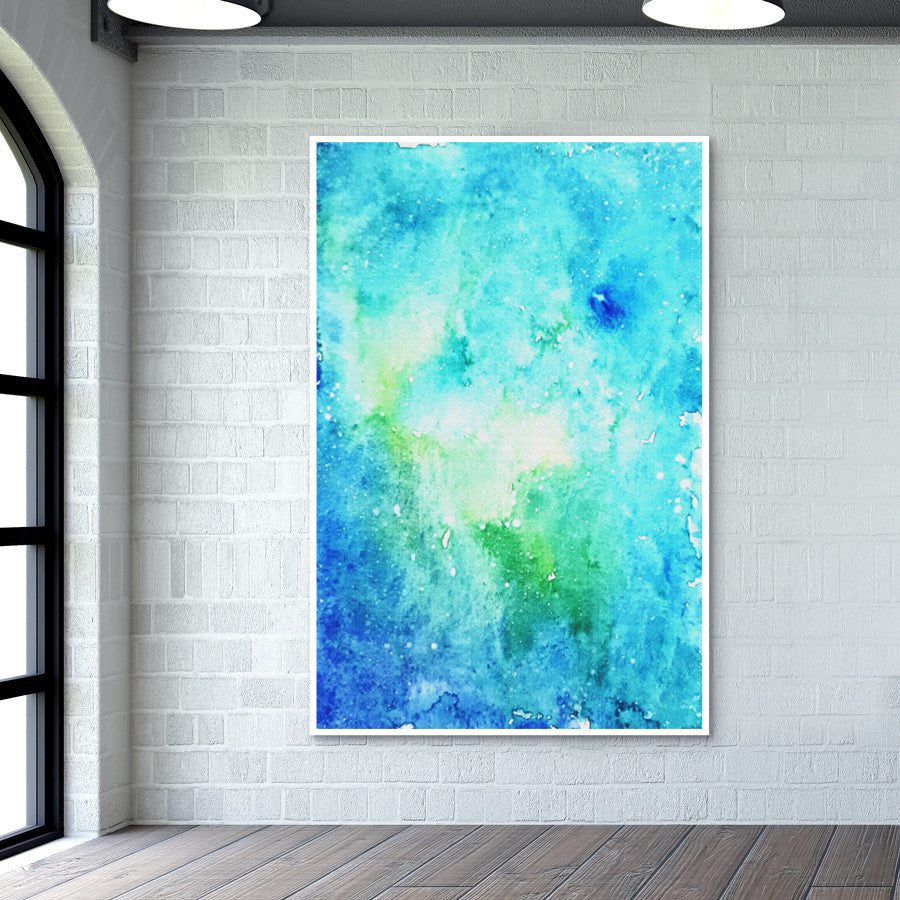 Dreamscape : Watercolour on canvas Wall Art