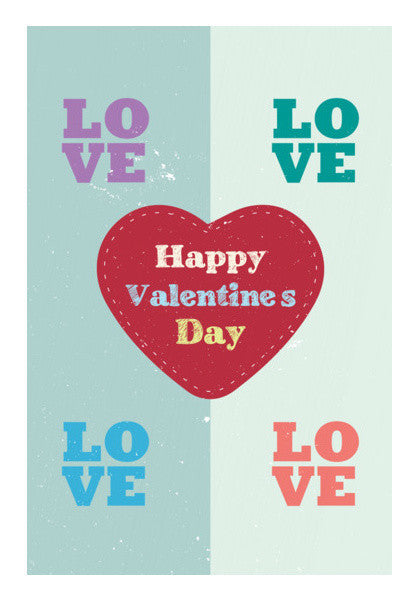 Love With Valentine Art PosterGully Specials