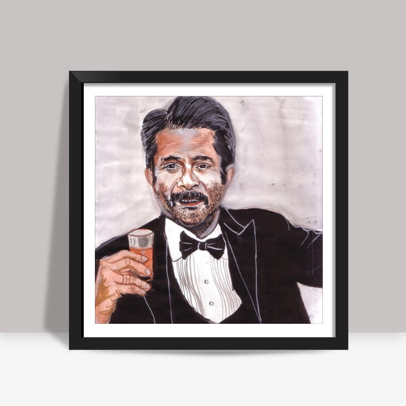 Ekdum Jhakaas - Anil Kapoor Square Art Prints