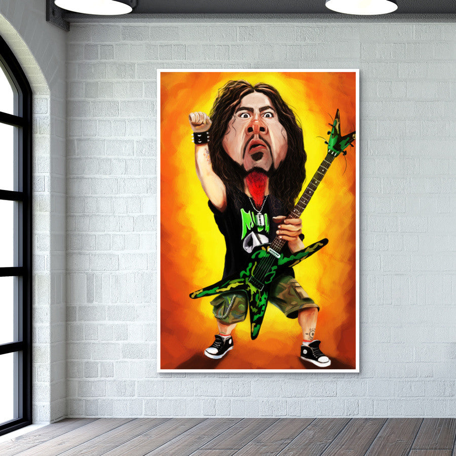 Canvas Wall Art Pictures, Dimebag Darrell Poster