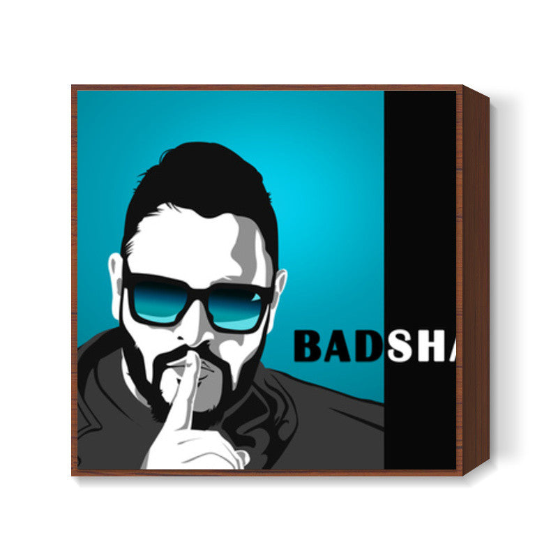 Badshah Vector Illustration Square Art Prints