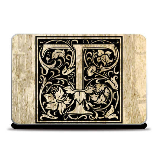 Ornate T Laptop Skins