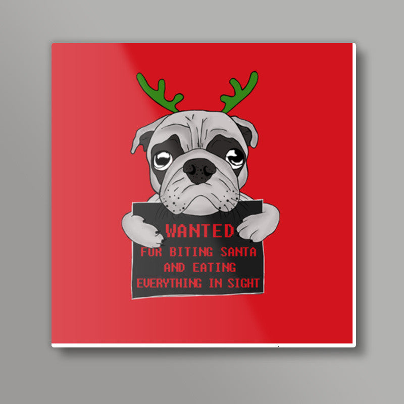 The Pug Life Square Art Prints