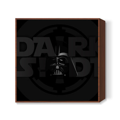 Dark Side Black Square Art Prints