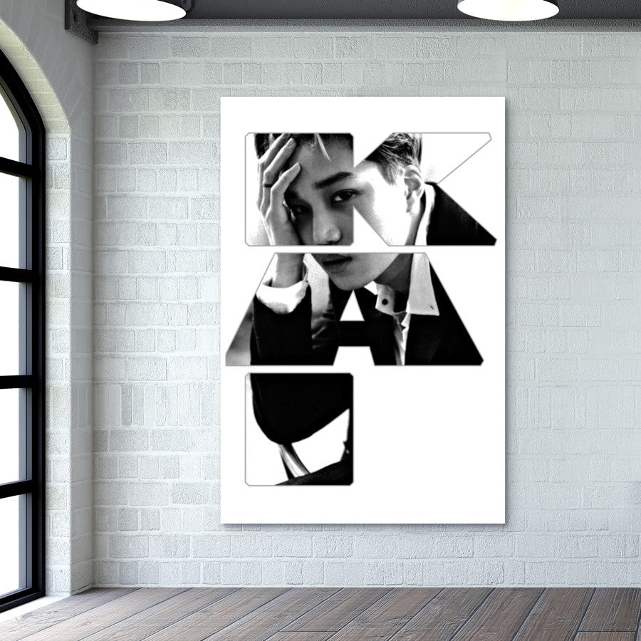 Kai EXO Fanmade Wall Art