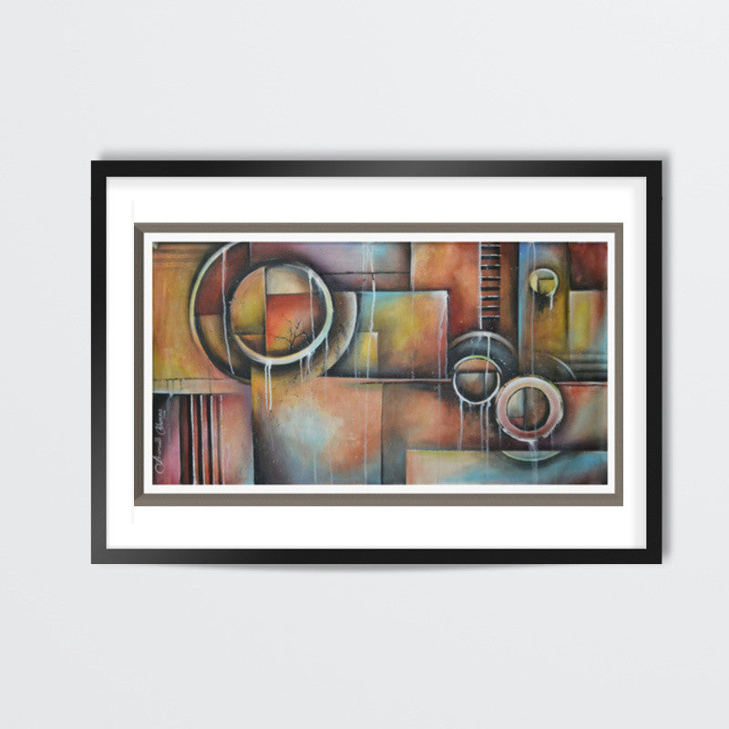 contemporary abstract painting Wall Art