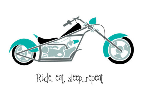 Wall Art, Ride, eat, sleep ... repeat ! Wall Art