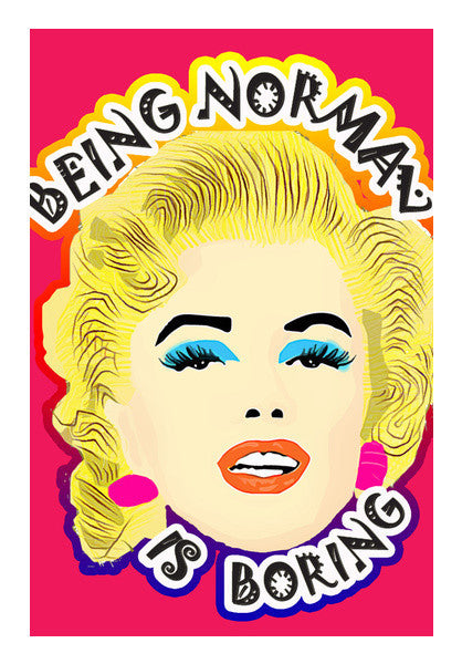 Marilyn Monroe Quote Art PosterGully Specials