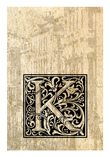 Ornate K Wall Art