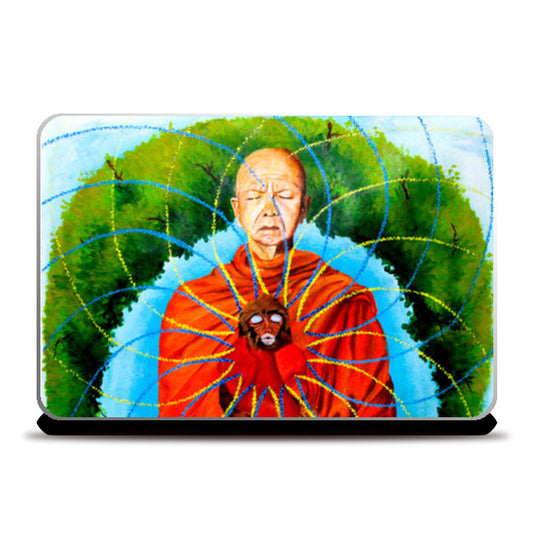 Monkey Shaanti  Laptop Skins