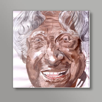 Late Dr. A P J Abdul Kalam had wings of fire Square Art Prints