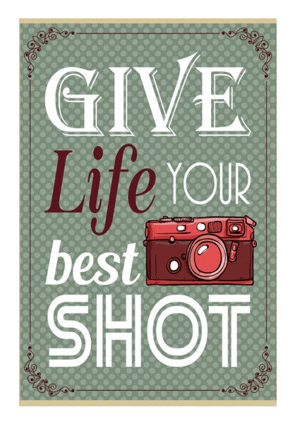 Wall Art, Camera Life Quote Wall Art