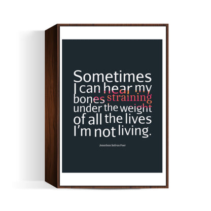 Different Lives - Inspirational  Wall Art