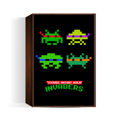 Teenage mutant ninja invaders Wall Art