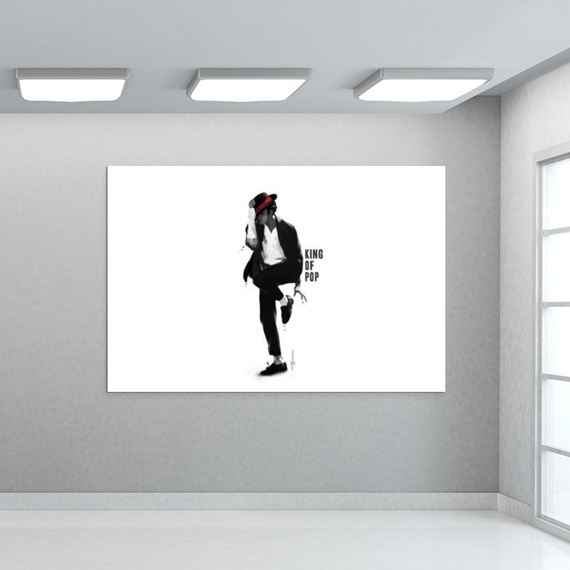 michael jackson | king of pop Wall Art