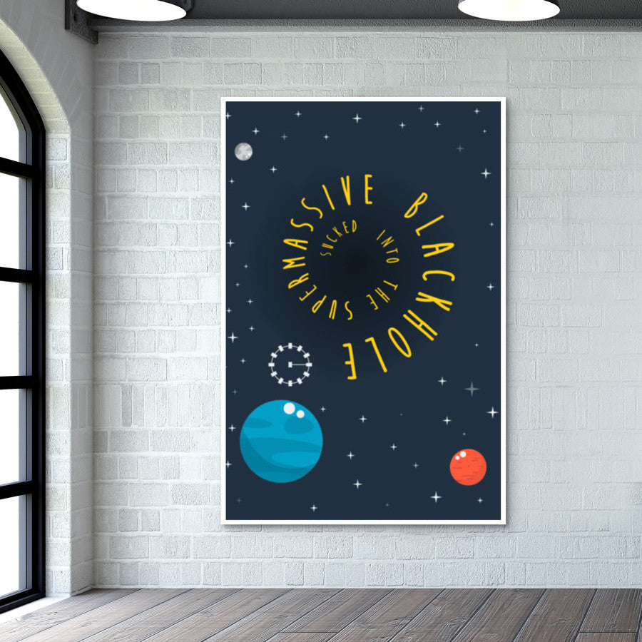 Interstellar Blackhole Wall Art