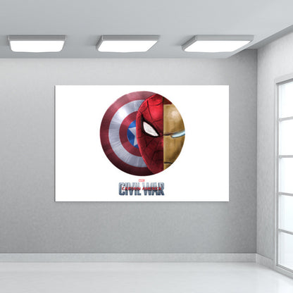 CIVIL WAR CAPTAIN AMERICA Wall Art