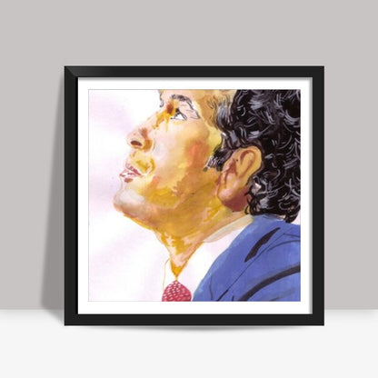 Sachin Tendulkar, the master blaster believes in looking up rather than giving up Square Art Prints