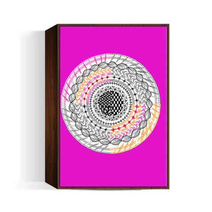 Colourful Geometric Mandala Wall Art