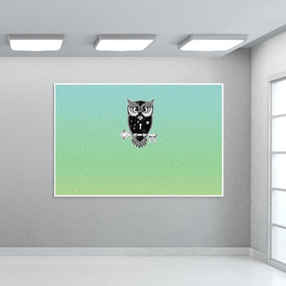 Cosmic owl 2 Wall Art