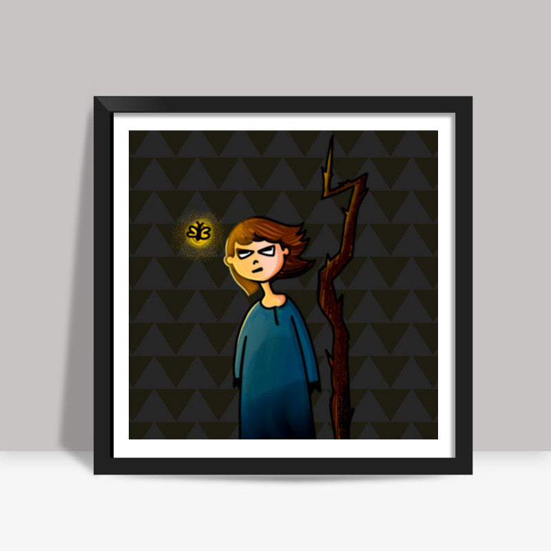 Evil Me Square Art Prints