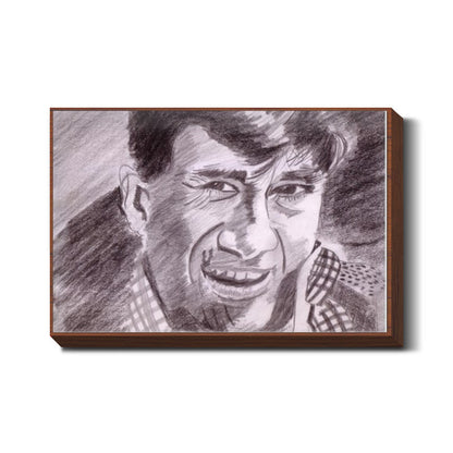 Superstar Dev Anand believed in the philosophy of accepting life with all its ups and downs Wall Art