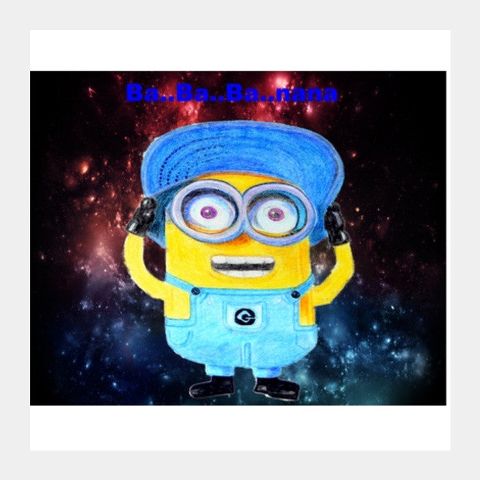 Square Art Prints, Minion Square Art Prints