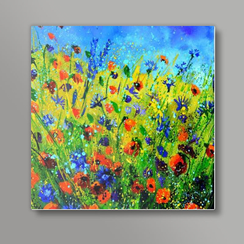 wild flowers 67852 Square Art Prints