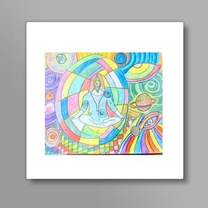 Astral world Square Art Prints