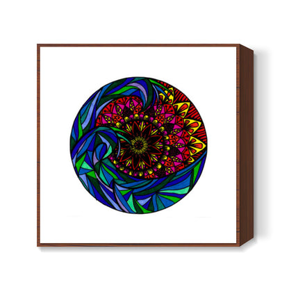 The Mandala Wave Square Art Prints