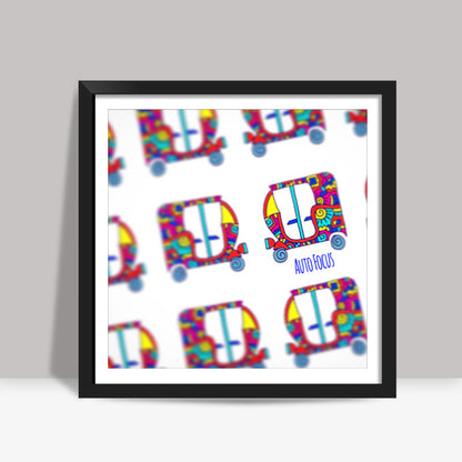 Auto Focus Zenscrawl Square Art Prints