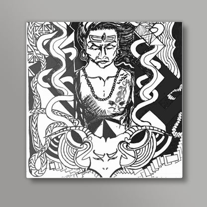 shiva art Square Art Prints