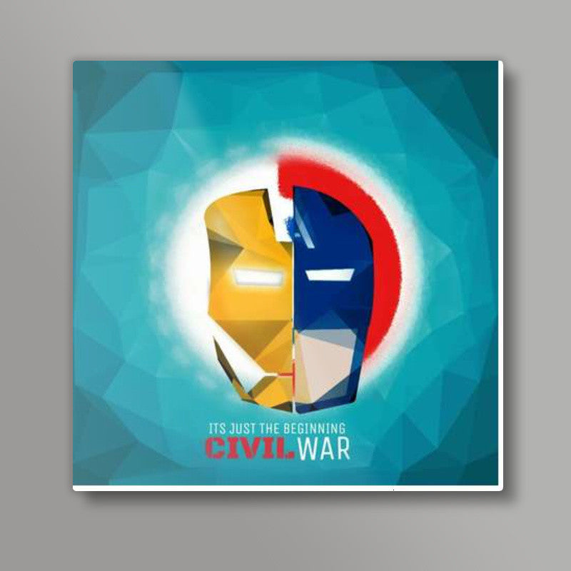 Civil war  Square Art Prints