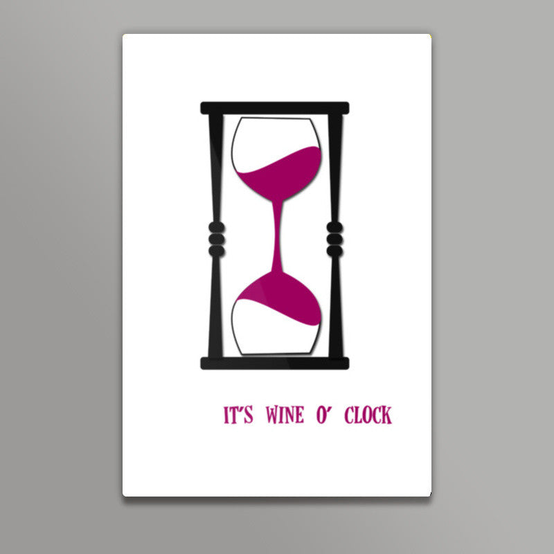 Wine O Clock Wall Art