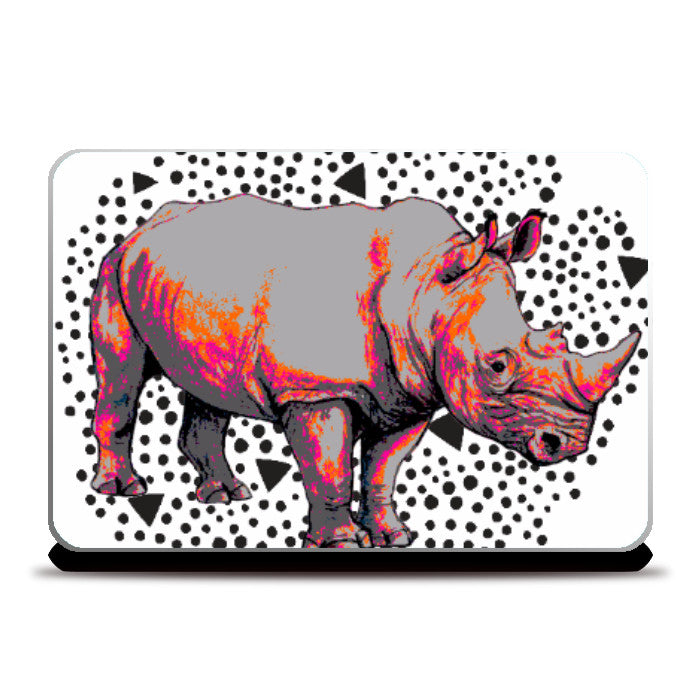 Laptop Skins, Rhino Footprints | Lotta Farber, - PosterGully