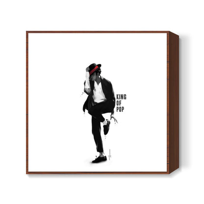 michael jackson | king of pop Square Art Prints