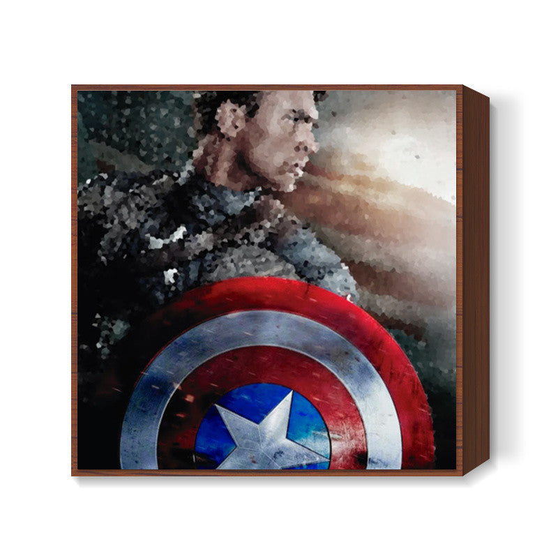 Captain America Square Art Prints