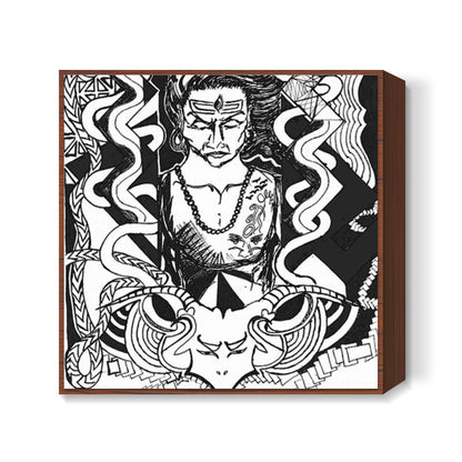 shiva art Square Art Prints