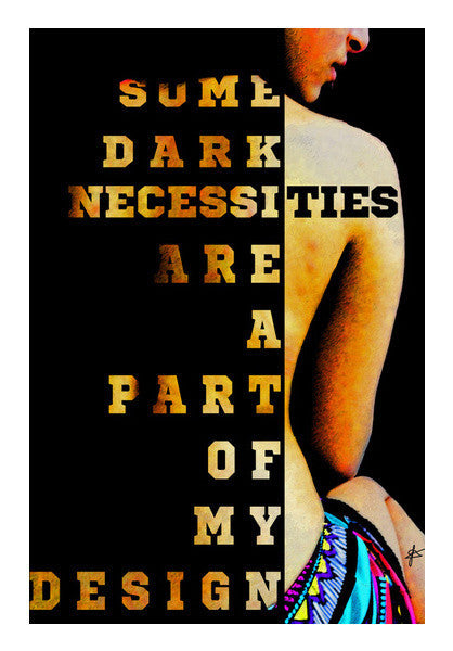 Dark Necessities Red Hot Chilli Peppers Art PosterGully Specials