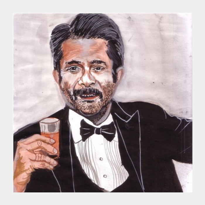 Square Art Prints, Ekdum Jhakaas - Anil Kapoor Square Art Prints