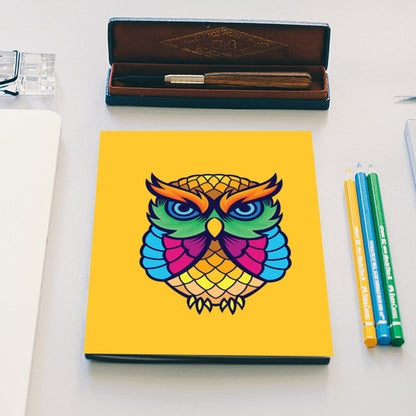 Colorful Owl Notebook