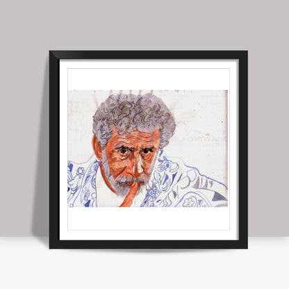 Veteran actor Naseeruddin Shah believes in silencing his critics with his performance Square Art Prints