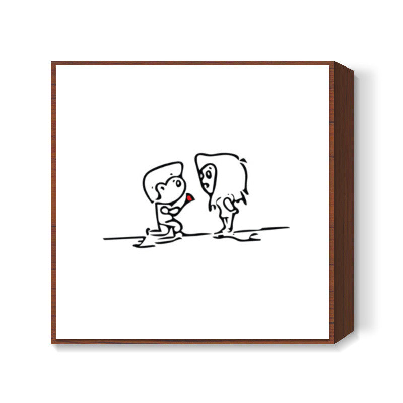 Express Your Love Square Art Prints