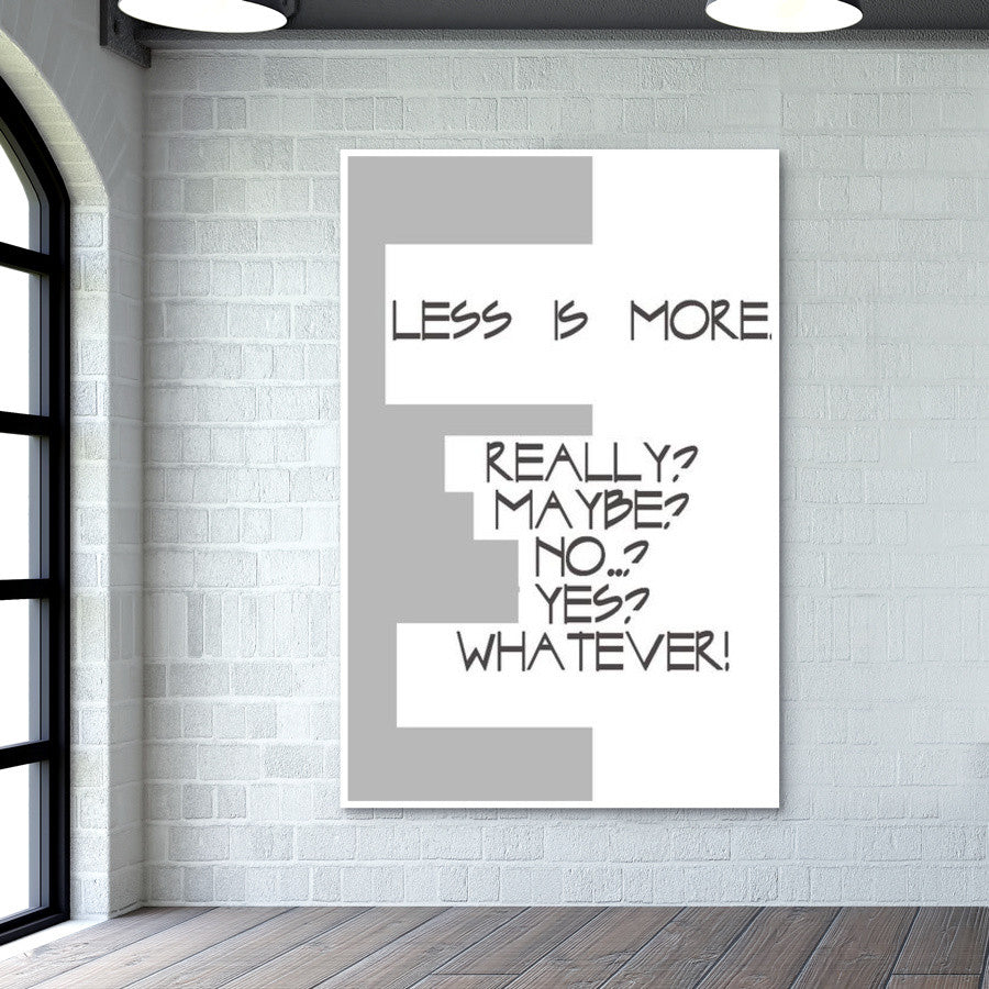 Architect series : less is more