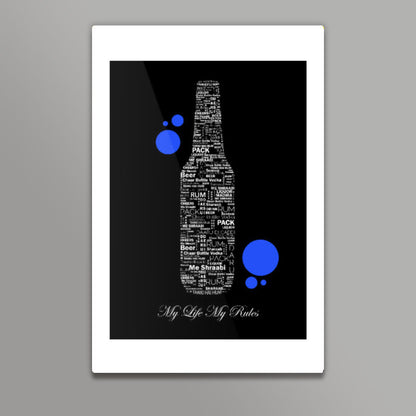 My Life My Rules Wall Art | Swapnil