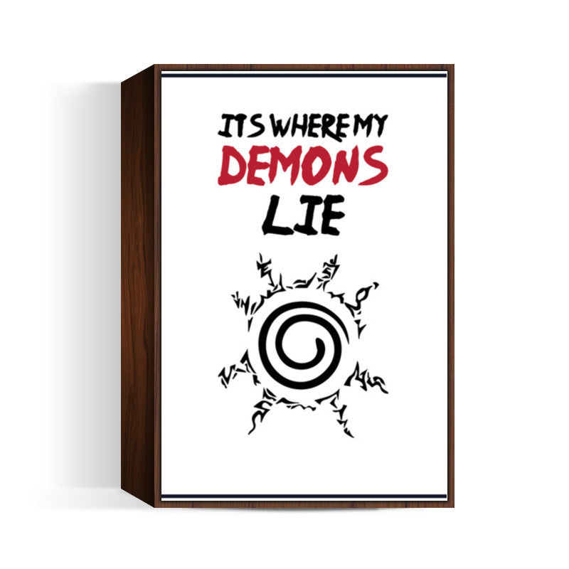 Naruto Demon Seal Wall Art