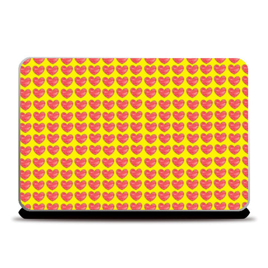 Laptop Skins, Pinted hearts Laptop Skins