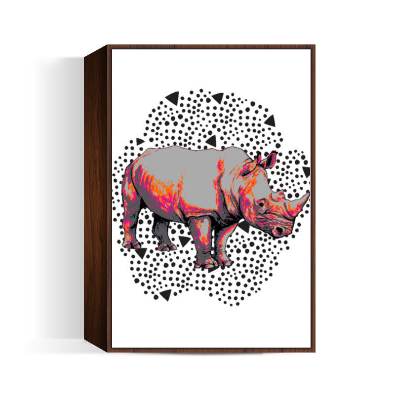 Rhino Footprints Wall Art | Lotta Farber